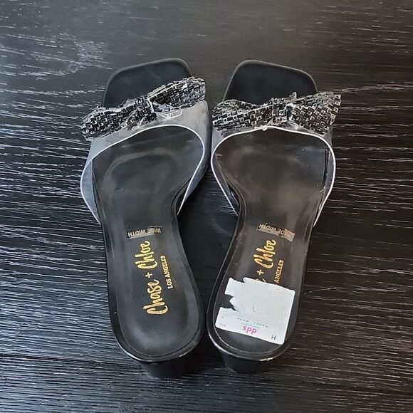 BRAND NEW CHASE+CHLOE BOWNOT SLIP-ON STYLE WOMEN'S SANDAL - Picture 5 of 15